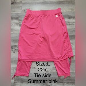 Pink Active Skirt with Leggings